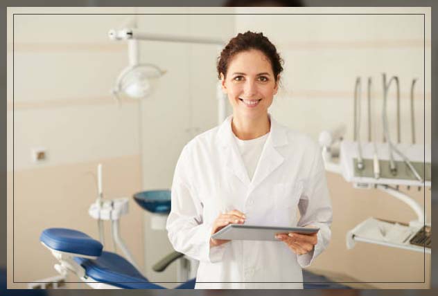 Arabic female dentist at repc dubai