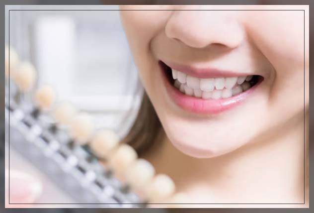 different teeth color