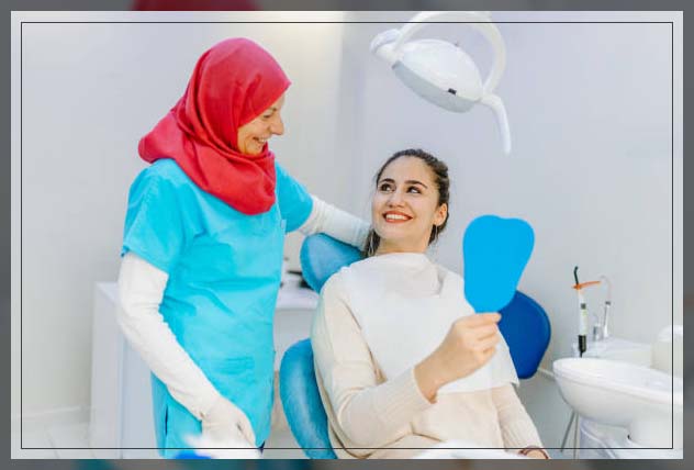 who is Arabic female dentist