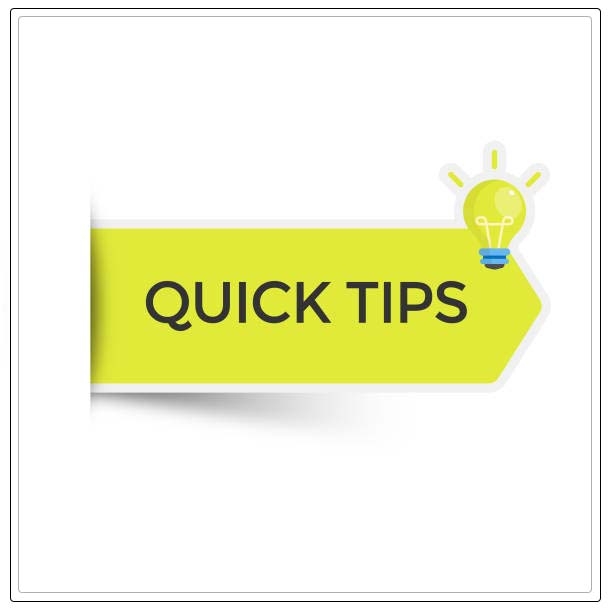 quick tips