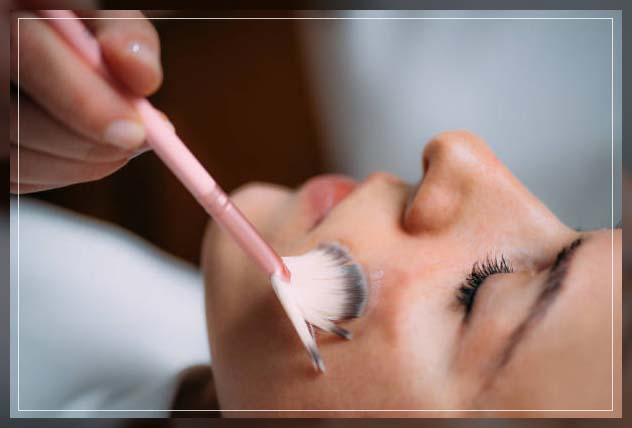 face mask application for hyperpigmentation