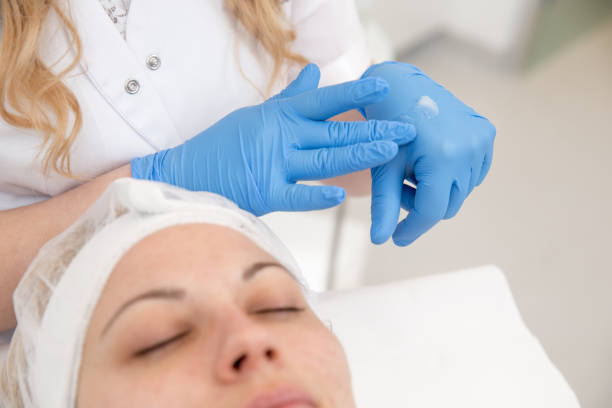 applying petroleum jelly