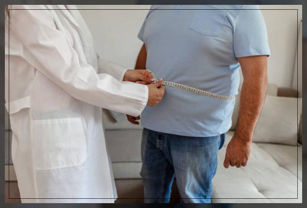 doctor checking liposuction patient