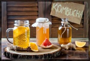 fermented tea has probiotics 