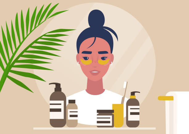 using skincare on skin