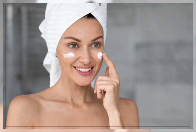 apply skin whitening cream