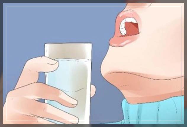 salt water gargling effects