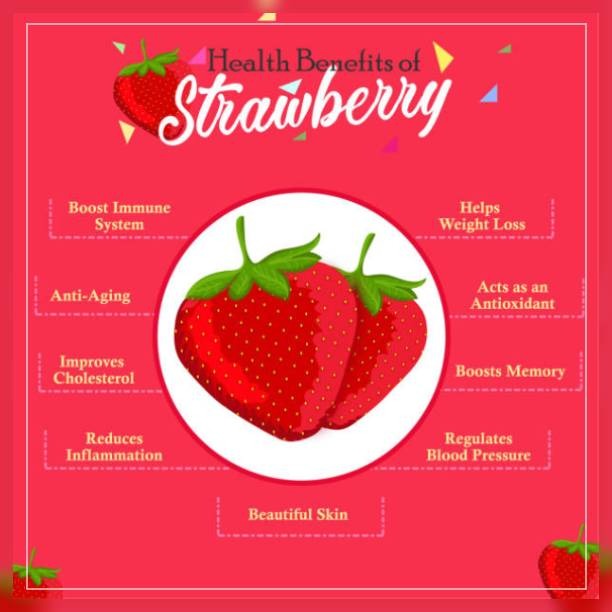 endless health benefits to strawberries